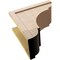 Ekena Millwork 12"W x 24"D x 24"H Classic Bryant Rough Cedar Woodgrain TimberThane Corbel, Primed Tan CORUR12X24X24BRYRCPR - alternate 5